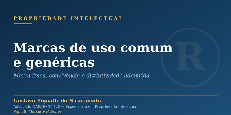 Marcas de uso comum e genéricas: até onde vai a proteção?
